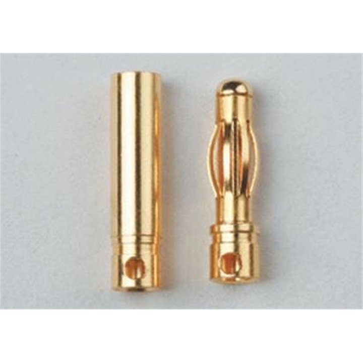 PAREJA DE CONECTORES ORO 4 MM