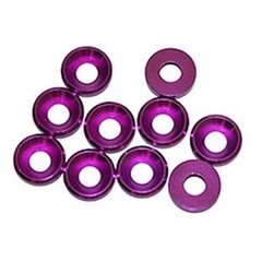 ARANDELA ALUMINIO CONICA M3 PURPURA ULTIMATE RACING