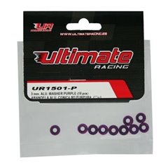 ARANDELA ALUMINIO CONICA M3 PURPURA ULTIMATE RACING