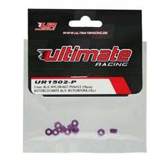 TUERCA AUTOBLOCANTE ALUMINIO M3 PURPURA ULTIMATE RACING