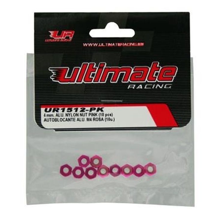 TUERCA AUTOBLOCANTE ALUMINIO M4 ROSA ULTIMATE