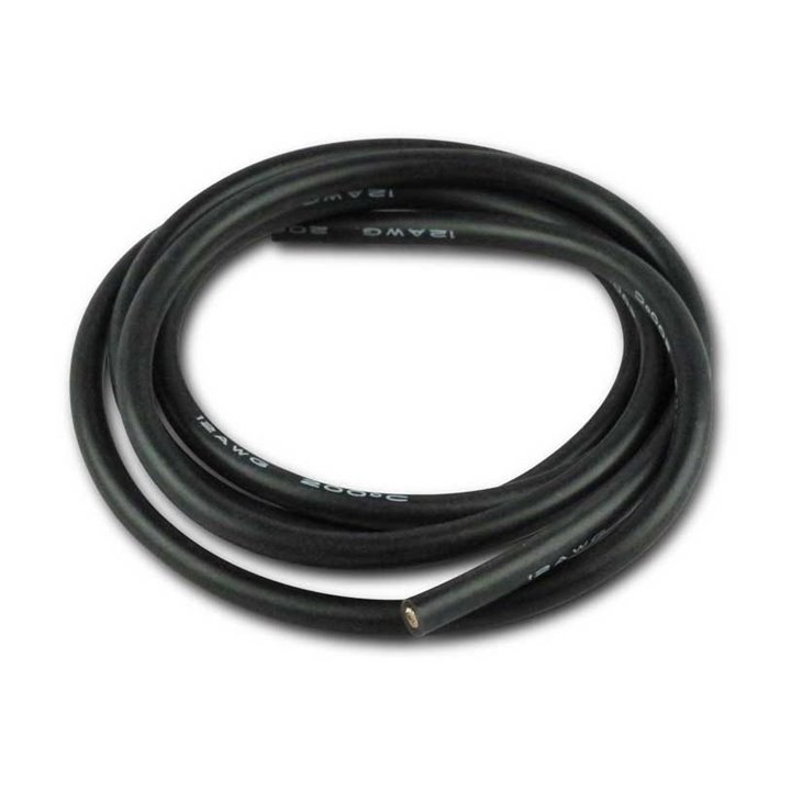 CABLE DE SILICONA 4MM NEGRO