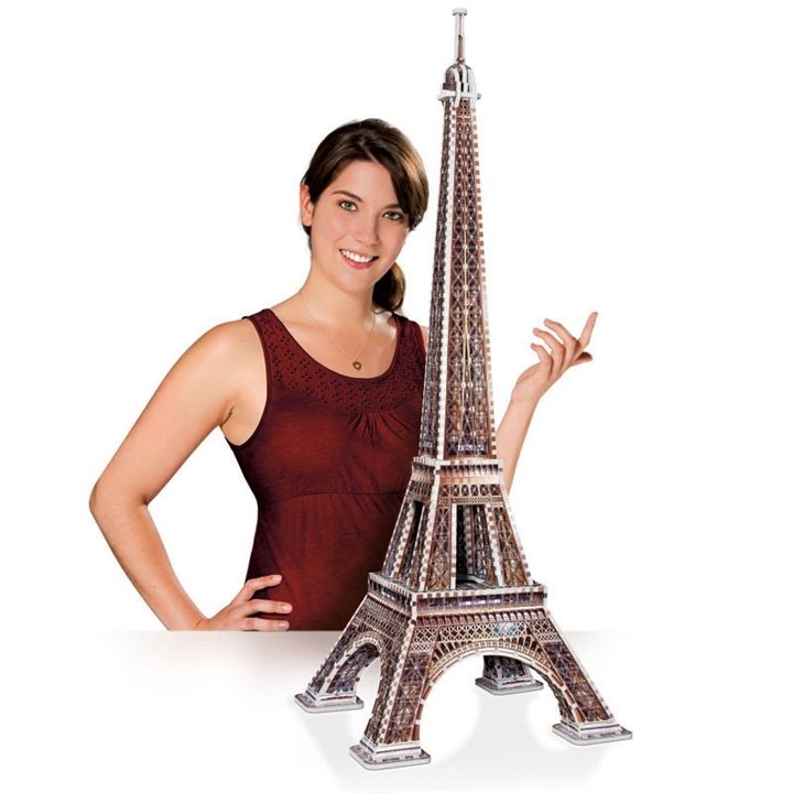 Wrebbit - Puzzle 3D Torre Eiffel Paris 816 piezas