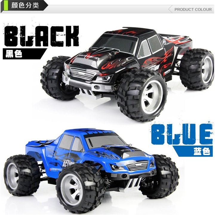 Coche rc monster truck 1/18 RTR 2,4Ghz Vortex WLToys