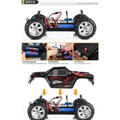 Coche rc monster truck 1/18 RTR 2,4Ghz Vortex WLToys