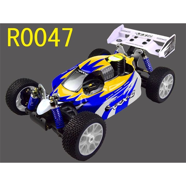 RH802-046 - BUGGY 1/8 VRX-2 NITRO RTR VRX AZUL/AMARILLO