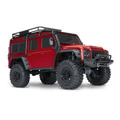 LAND ROVER TRX-4 CRAWLER TRAXXAS ROJO-GRIS-AZUL-MARRON