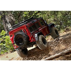 LAND ROVER TRX-4 CRAWLER TRAXXAS ROJO-GRIS-AZUL-MARRON