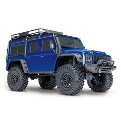 LAND ROVER TRX-4 CRAWLER TRAXXAS ROJO-GRIS-AZUL-MARRON