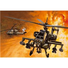 Helicoptero militar 1/72 AH-64A Apache - ITALERI