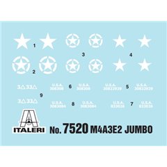 Tanque 1/72 M4A3E2 "Jumbo" (2 fast assembly mod.) ITALERI