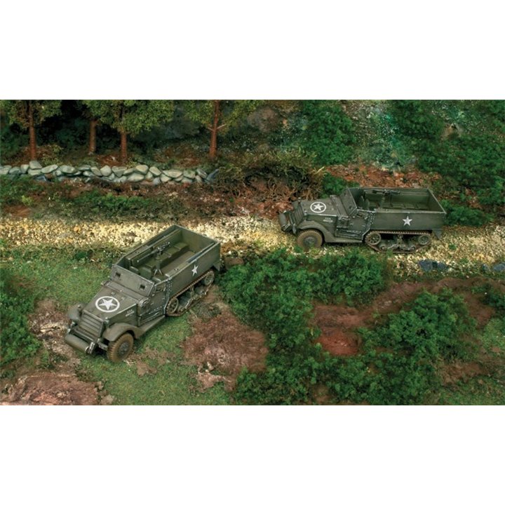 Camiones militares 1/72 M3 Half Track (2 fast assembly mod) ITALERI