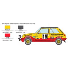 Coche 1/24 Renault R5 Alpine Rally - ITALERI