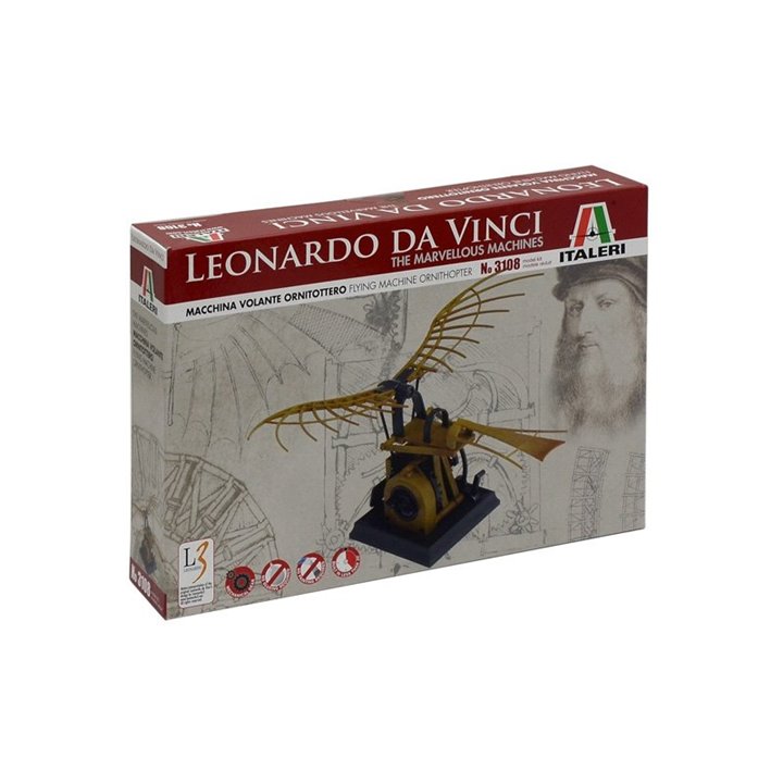 Leonardo Da Vinci Flying machine (Ornothopter) - ITALERI