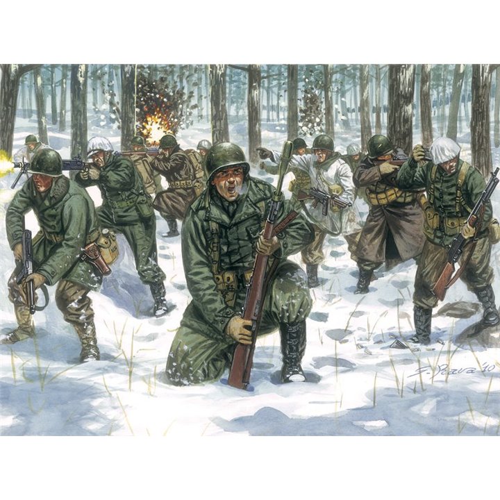 SOLDIERS 1/72 WWII US INFANTRY WINTER UNIFORM