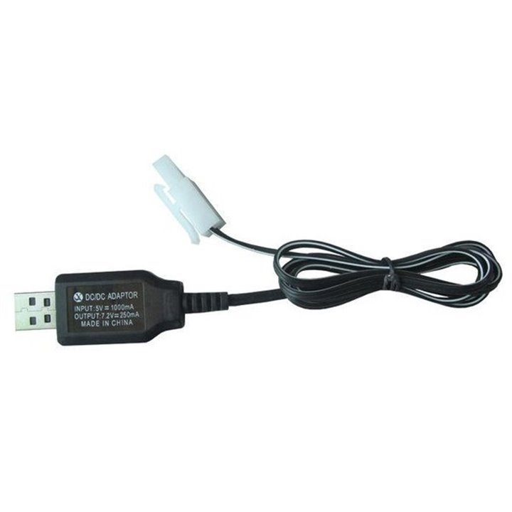 CABLE DE CARGA BATERIA NI-MH / NI-CD 7,2V 250MAH