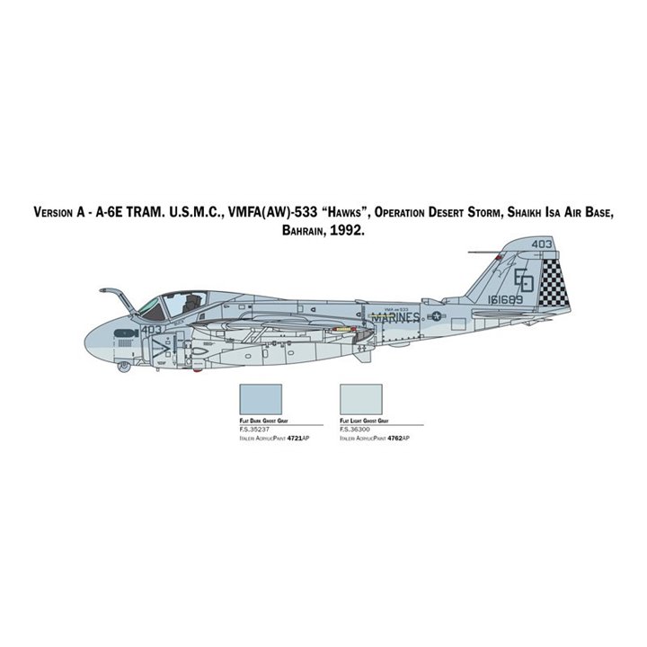 Aircraft 1/72 A-6E Tram intruder "Gulf war" - ITALERI