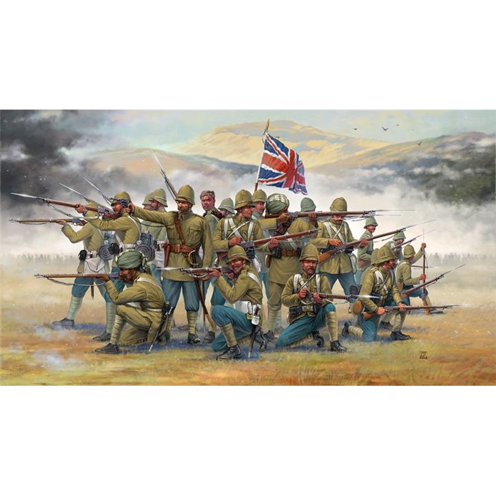 HISTORICS 1/72 British Infantry with Sepoys (Colonial wars)