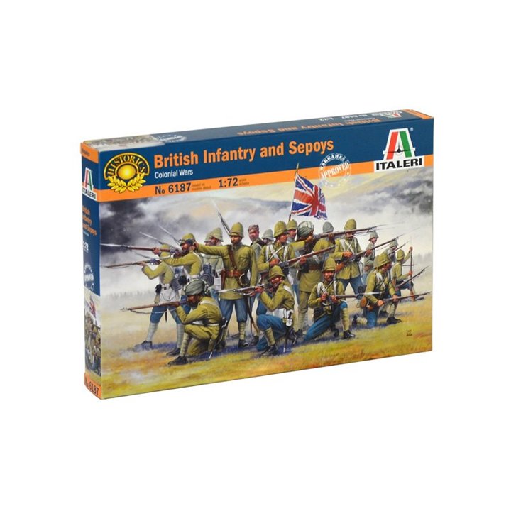 HISTORICS 1/72 British Infantry with Sepoys (Colonial wars)