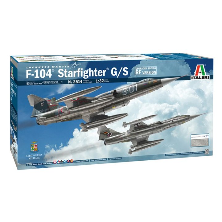 Aircraft 1/32 F-104 Starfighter G/S - Upgraded Editi - ITALERI