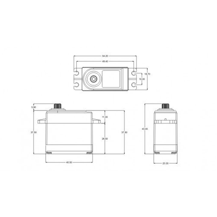 SERVO SRT STANDARD DIGITAL 17KG / 0,15S