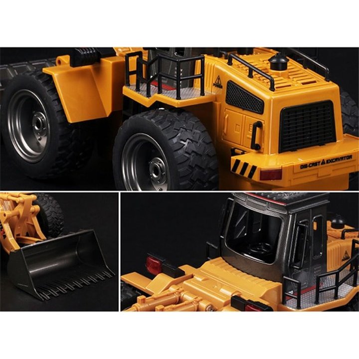 RETROEXCAVADORA BULLDOZER 1520 RC HUINA 1/18