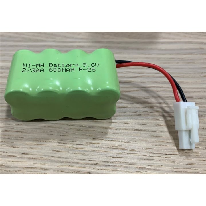 BATERIA 9,6V 600MAH 2/3AA