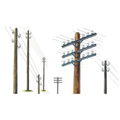 Accesories 1/35 Telegraph poles - ITALERI