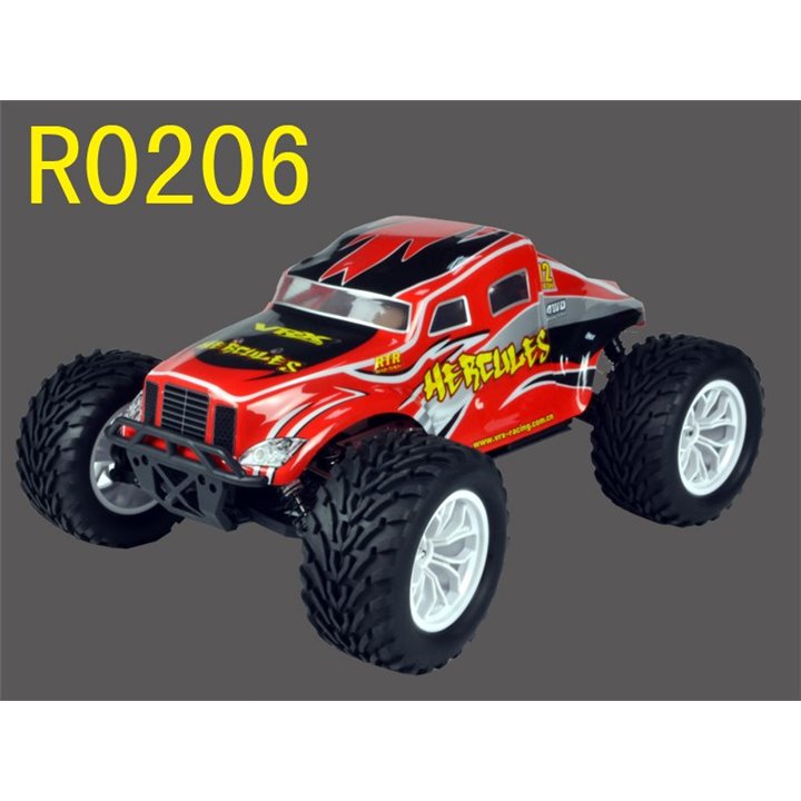 RH1011-206 - MONSTER TRUCK MEGA SWORD BRUSHED 1/10 RTR VRX HERCULES ROJO