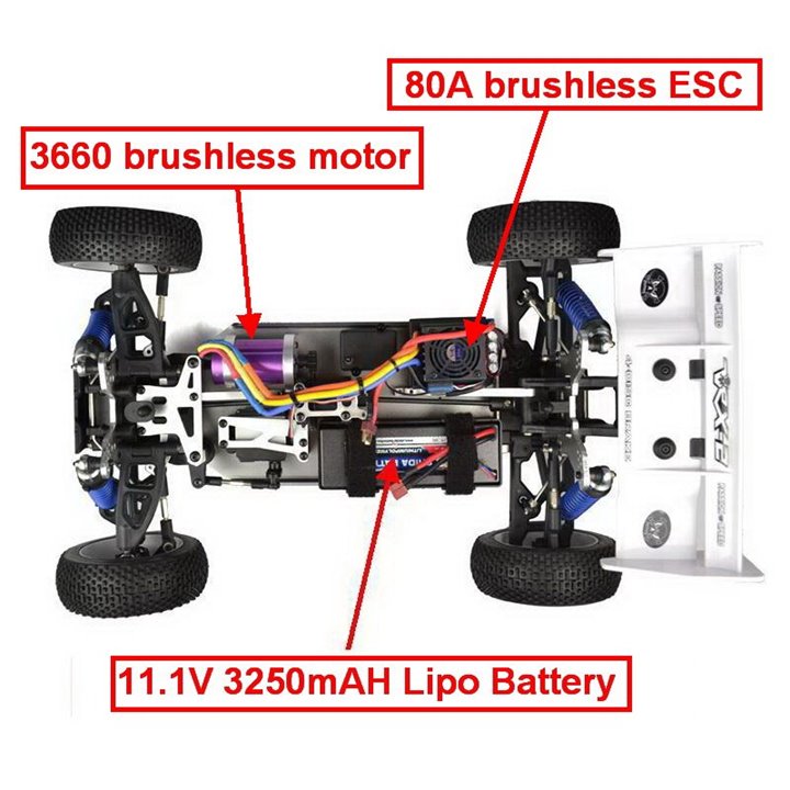 BUGGY BRUSHLESS 1/8 VRX-2E RTR VRX