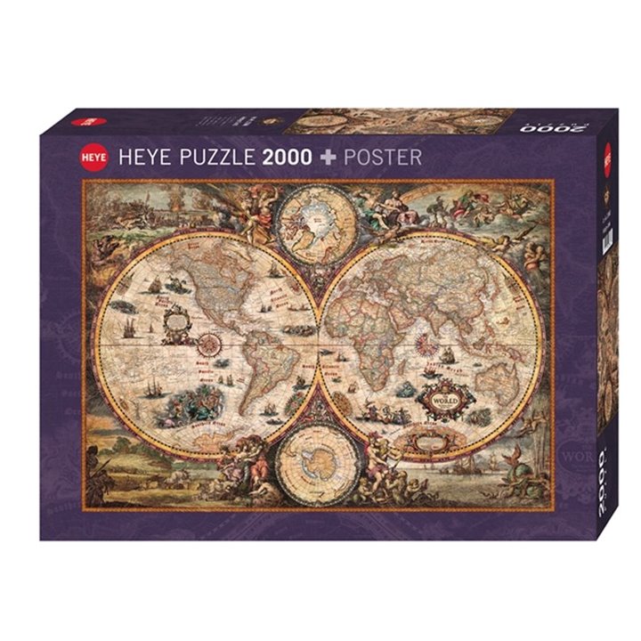 Puzzle 2000 piezas, Vintage world 