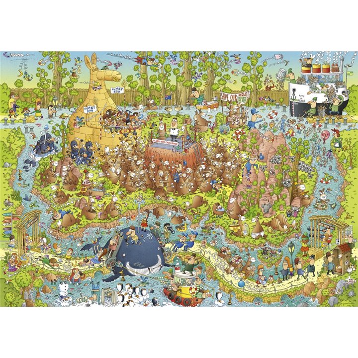 Puzzle 1000 piezas, Australian Habitat 