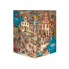 Puzzle 1000 piezas Market Place, Gobel & Knorr (Triangular)