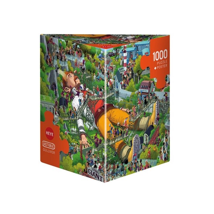 Puzzle 1000 piezas, Gullivert, Oesterle (Triangular)