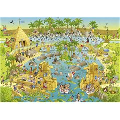 Puzzle 1000 piezas, Nile Habitat