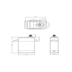 SERVO SRT HV DIGITAL 25KG 0.14S WATERPROFF CAJA METALICA ESPECIAL CRAWLER