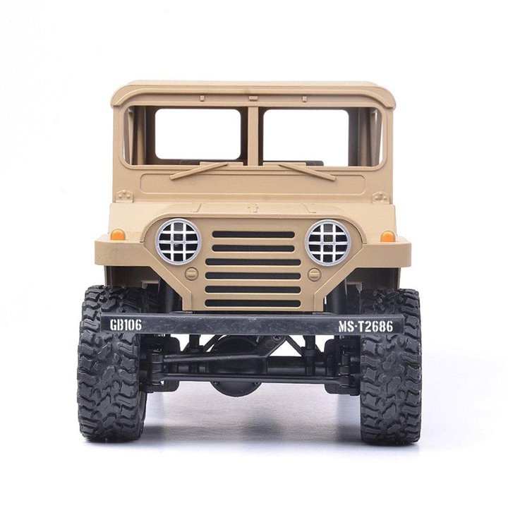 JEEP MILITAR 1/14 RC CON CAPOTA