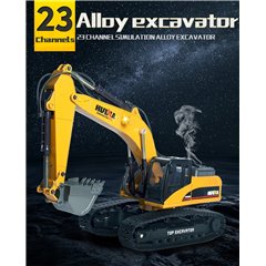 HUINA 1580 EXCAVATOR FULL METAL 23CH 1/14 RC