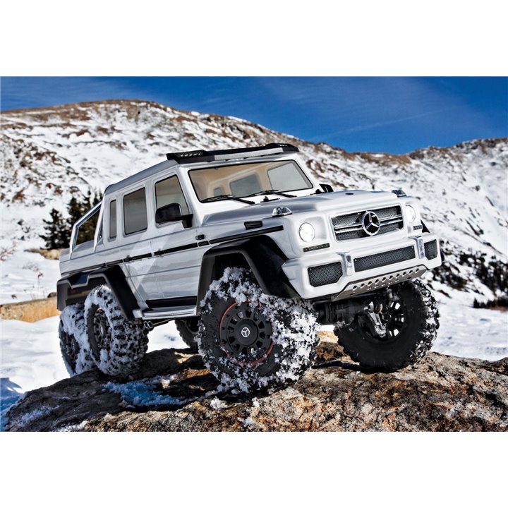 CRAWLER MERCEDES G 63 AMG TRX6 TRAXXAS BLANCO / GRIS / NEGRO