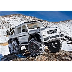 CRAWLER MERCEDES G 63 AMG TRX6 TRAXXAS BLANCO / GRIS / NEGRO