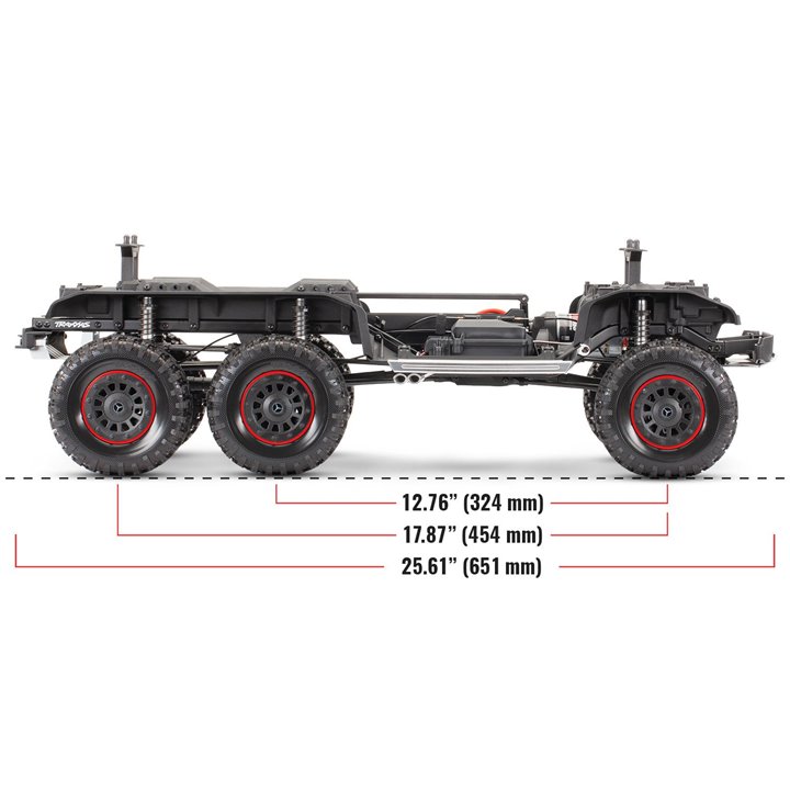 CRAWLER MERCEDES G 63 AMG TRX6 TRAXXAS BLANCO / GRIS / NEGRO