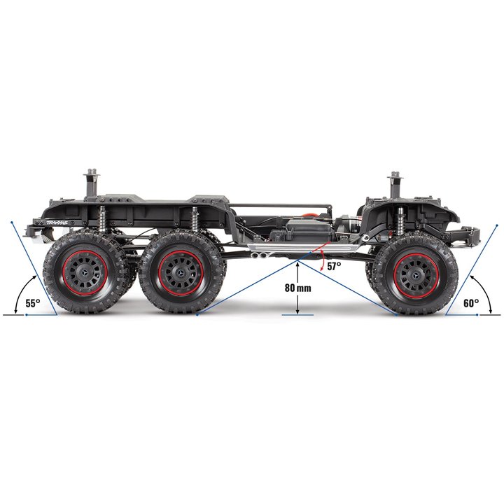 CRAWLER MERCEDES G 63 AMG TRX6 TRAXXAS BLANCO / GRIS / NEGRO