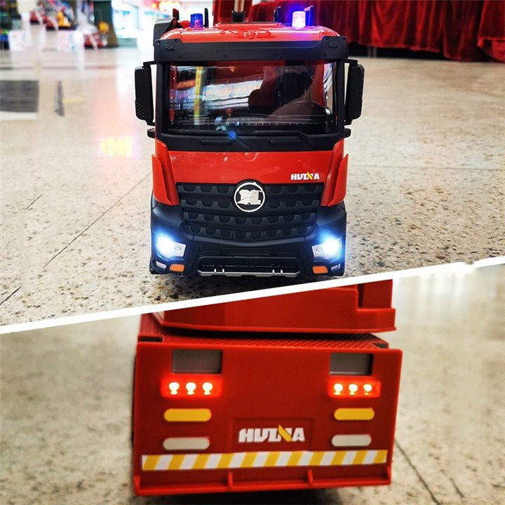 CAMION DE BOMBEROS CON ESCALERA Y CAÑON DE AGUA 1/14 RC