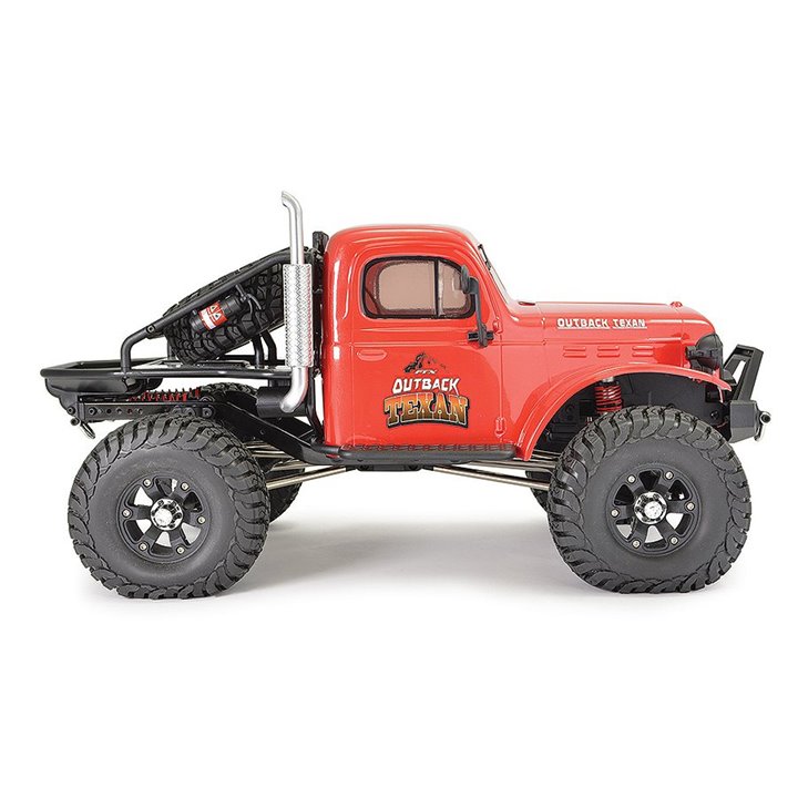 OUTBACK TEXAN 4X4 RTR 1:10 CRAWLER ROJO / VERDE / GRIS