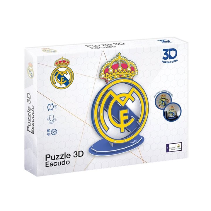 PUZZLE 3D ESCUDO REAL MADRID