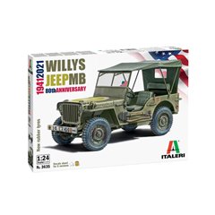 CAR 1/24 WILLYS JEEP MB 80th ANNIVERSARY 1941-2021
