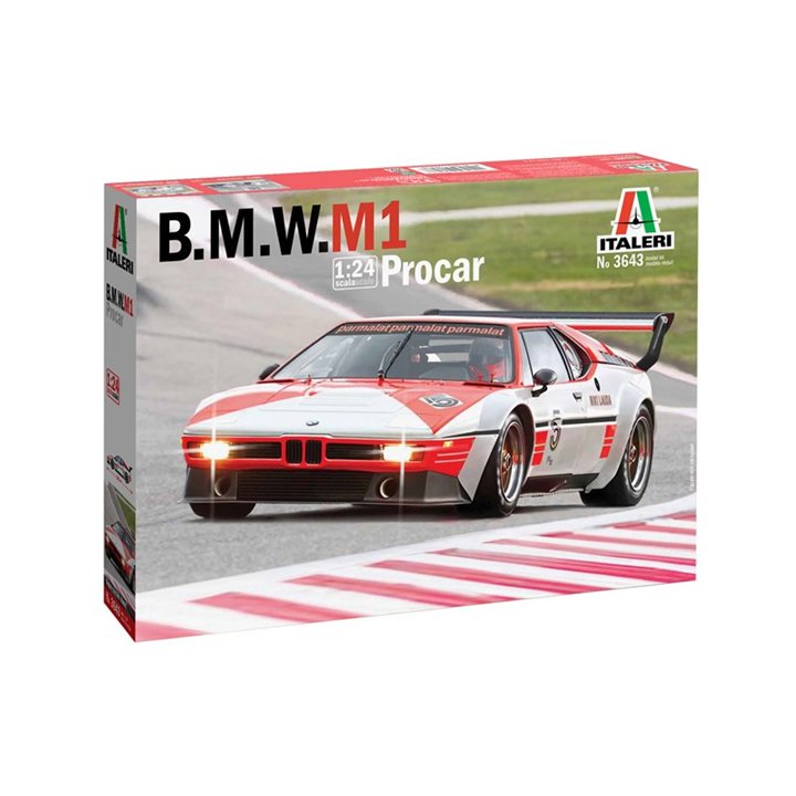 CAR 1/24 B.M.W. M1 PROCAR 