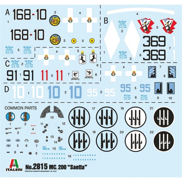 AIRCRAFT 1/48 MC.200 SAETTA