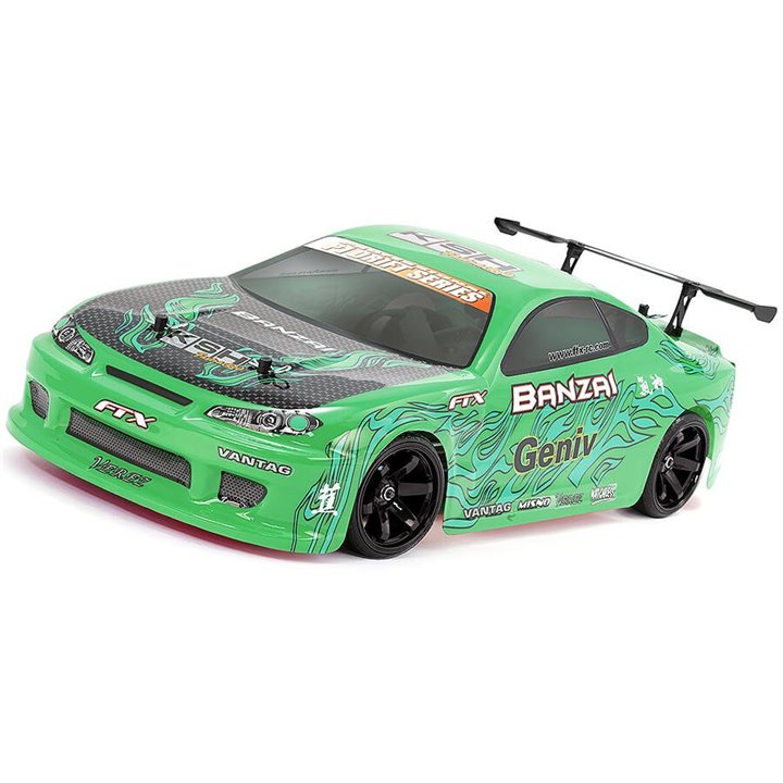 Coche rc drift 1/10 Banzai RTR 2,4Ghz FTX verde