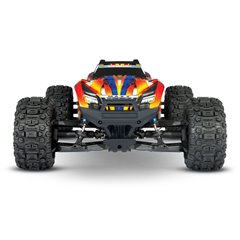 TRX89086-4YL - COCHE WIDE MAXX 1/10 4WD 4S BRUSHLESS MONSTER TRUCK AMARILLO/ROJO